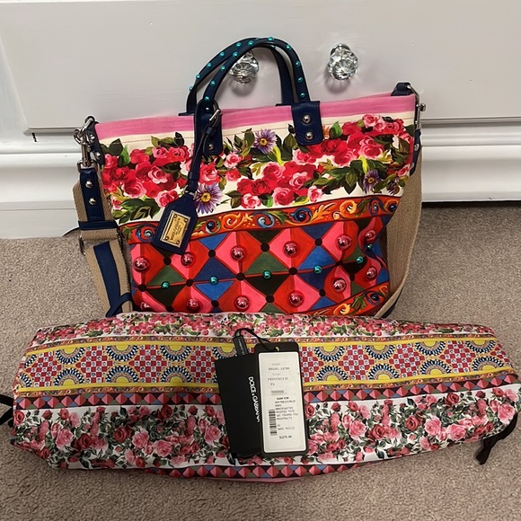 Dolce & Gabbana roses collection Purse with duster bag - Picture 5 of 6